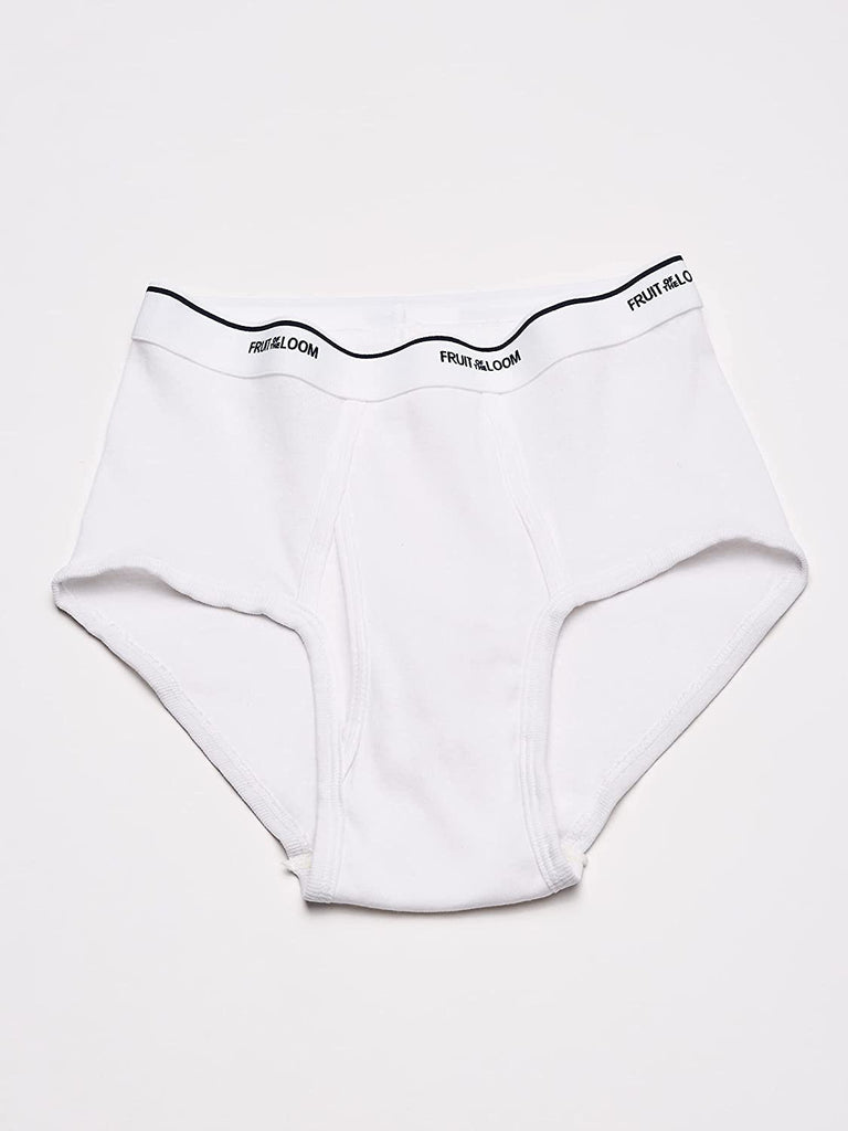 Fruit of the Loom Men's Basic White Brief Multipack
