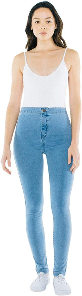 American Apparel womens Cotton 2x2 Sleeveless U Back Bodysuit