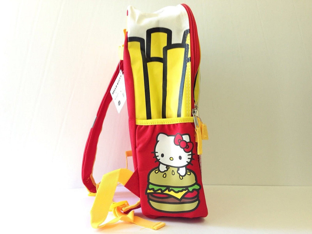 Limited Edition Hello Kitty Hamburger Large Backpack with Matching Lunch Bag