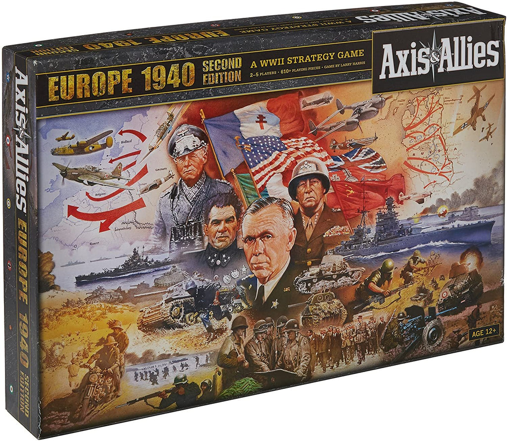 Wizards of the Coast Axis and Allies Europe 1940 2nd Edition Board Game