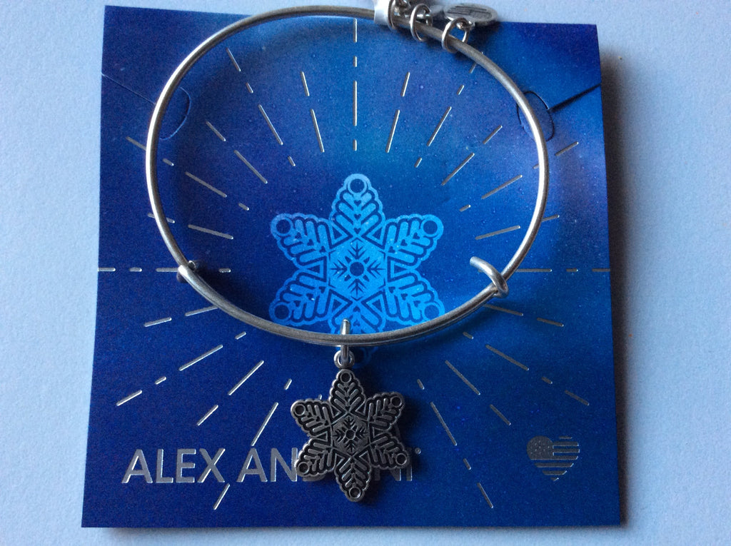 Alex and Ani Womens Star Flower Bangle