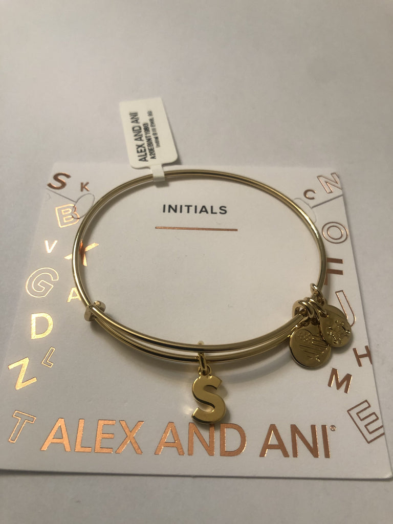 Alex and Ani Initial S III Bangle Bracelet