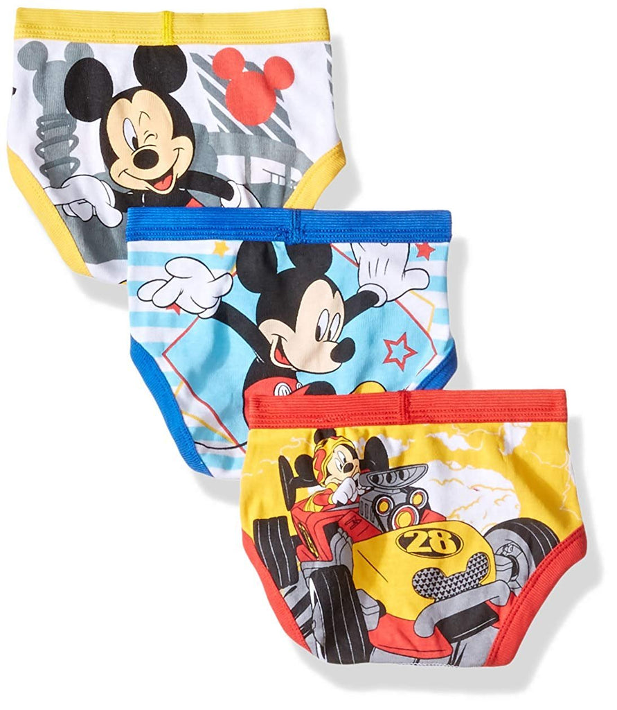 Disney Boys' Toddler Mickey Mouse 3-Pack or 7-Pack Briefs 18M, 2/3T, 4T