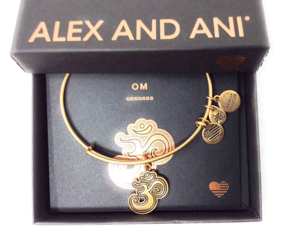 Alex and Ani Womens Om II Bangle