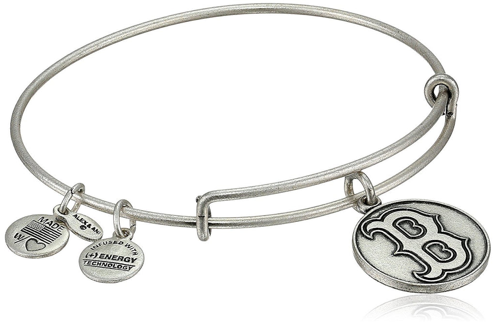 Alex and Ani "Major League Baseball" Sports Logo Expandable Wire Bangle Bracelet, 7.75"