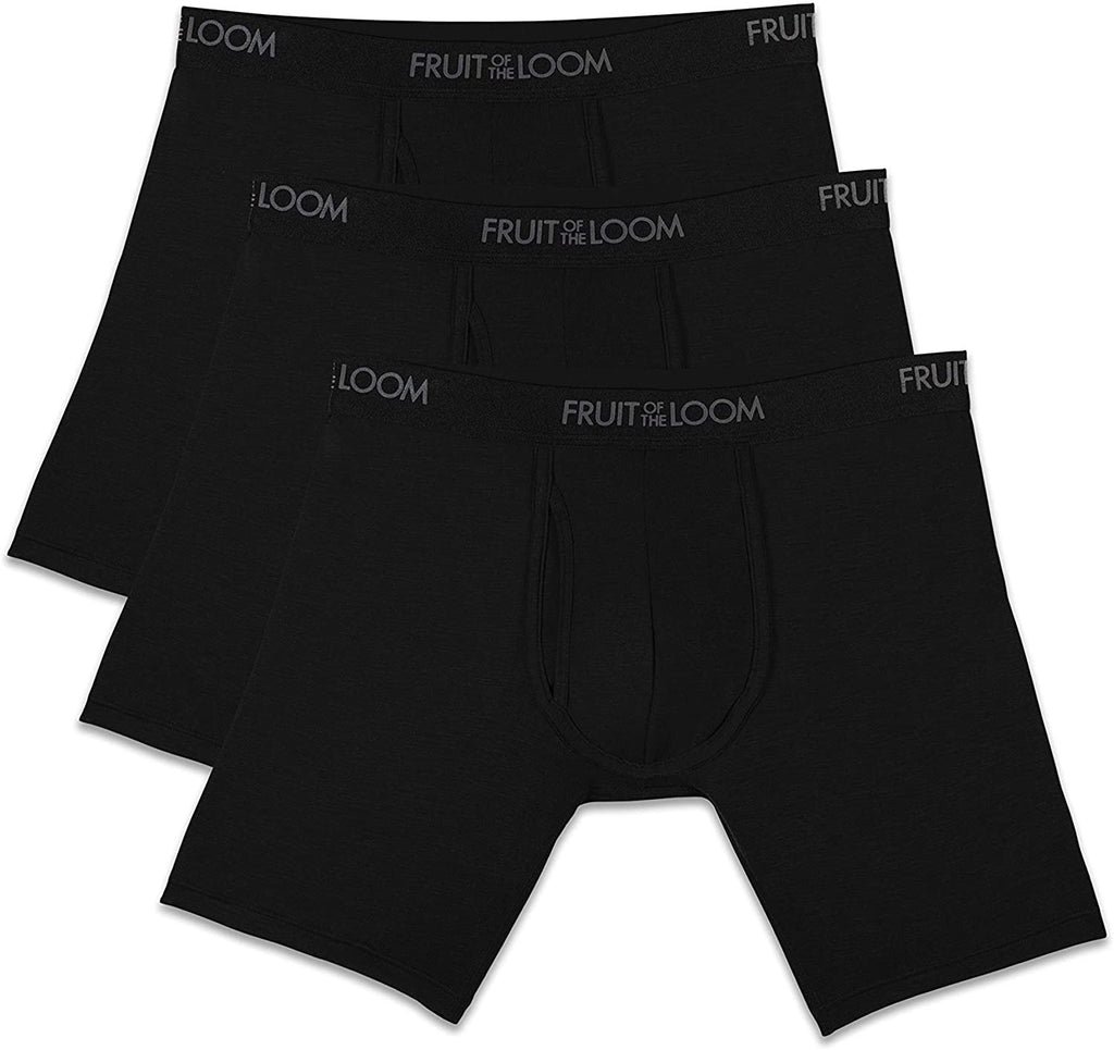 Fruit of the Loom Men's Premium Luxe Modal Blend Boxer Briefs