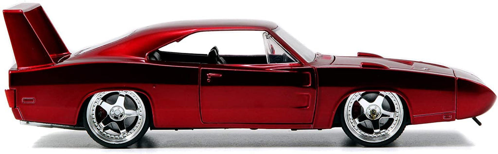Jada Toys Fast & Furious Dom's Dodge Charger Daytona DIE-CAST Car, 1: 24 Scale Red (97060)