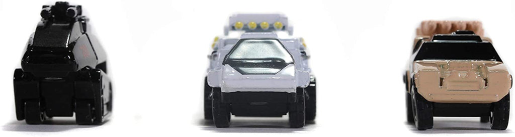 Jada Toys GI Joe 1.65" Nano 3-Pack Die-cast Cars, Toys for Kids and Adults (32083)