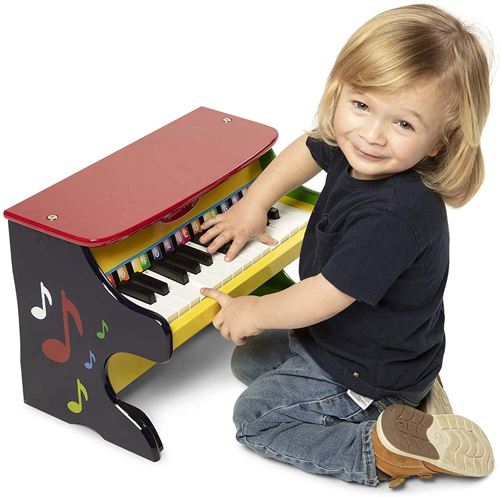 Melissa & Doug Learn-To-Play Piano With 25 Keys and Color-Coded Songbook