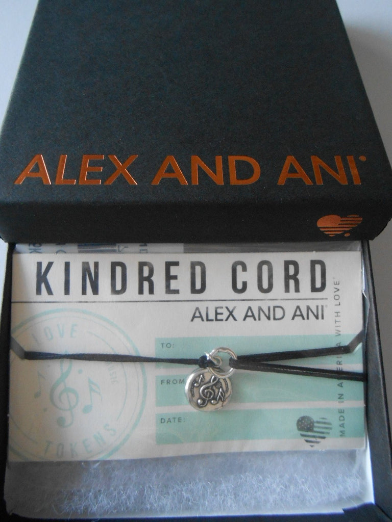 Alex and Ani Music Rafaelian Silver Charm Bracelet