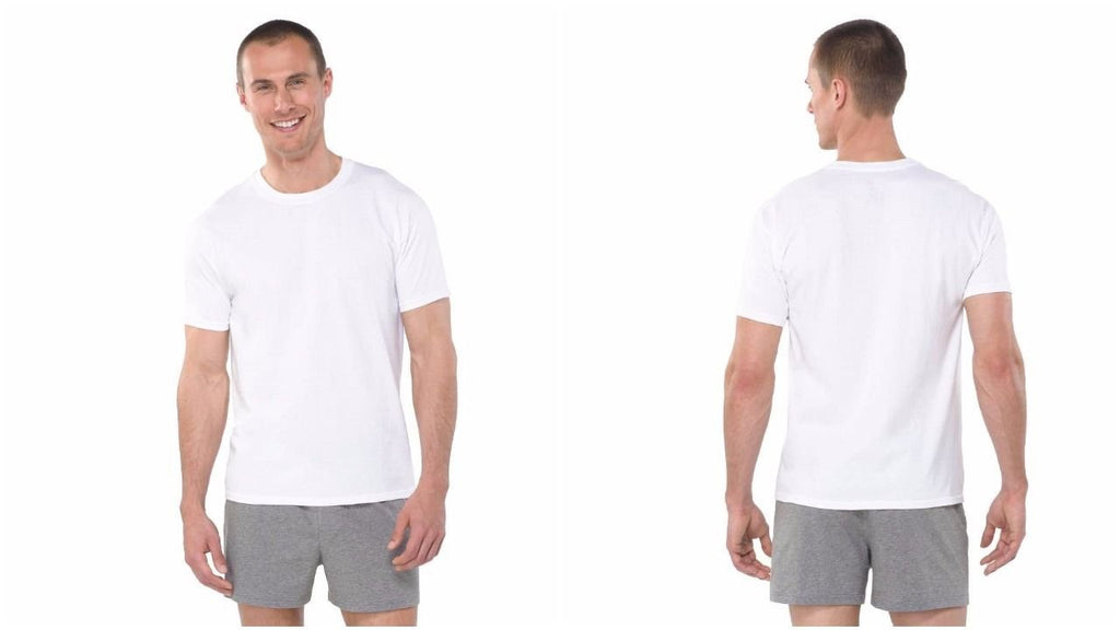 Hanes Men's White Comfortblend Short-Sleeve T-Shirt Crew Neck 2-pack Sizes 2X-3X