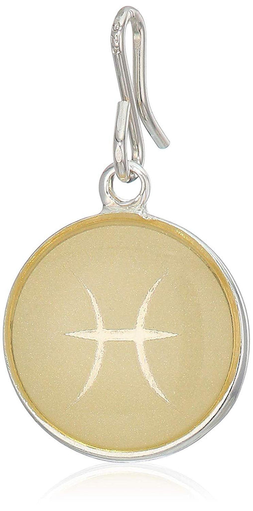 Alex and Ani Women's Etching Charm Pisces Small Sterling Silver, Expandable