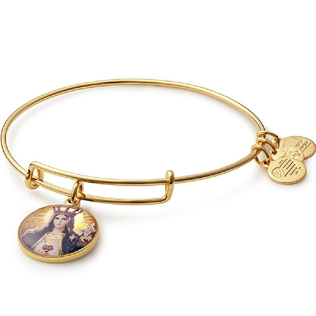 Alex and Ani Holy Ones, Our Lady as Queen of Heaven and Earth Gold Expandable Bangle, A16EB80YG