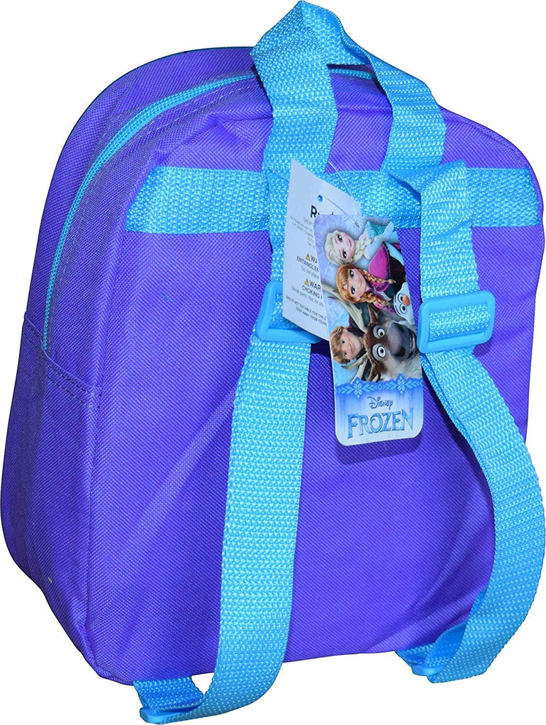Group Ruz Frozen 10" Mini Backpack with Heat Sealed 3D Artworks of Elsa & Anna