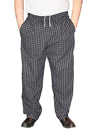 Sand Storm Baggy Chef Pants 100% Cotton XS-6X Vintage, Cupcakes, Chalk Stripe Pockets