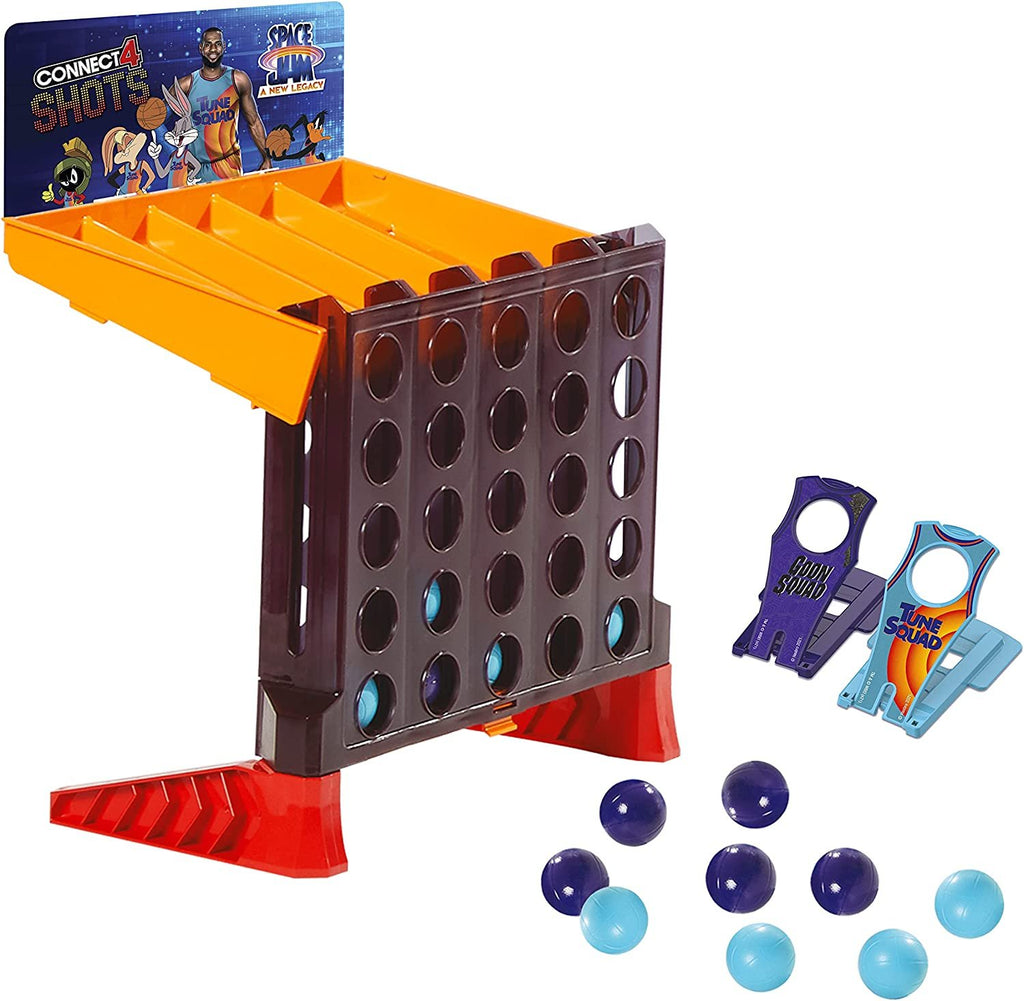 Hasbro Gaming Connect 4 Shots: Space Jam A New Legacy Edition Game, Inspired by The Movie with Lebron James, Fast-Action Game for Kids Ages 8 and Up , Blue