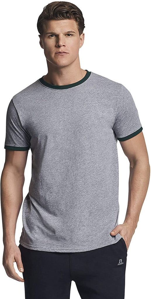 Russell Athletic Men's Cotton Performance Ringer T-Shirt