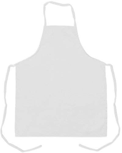 Sand Storm White Executive Chef Coat With White Bib Apron Set Sizes XS-4X (Small)