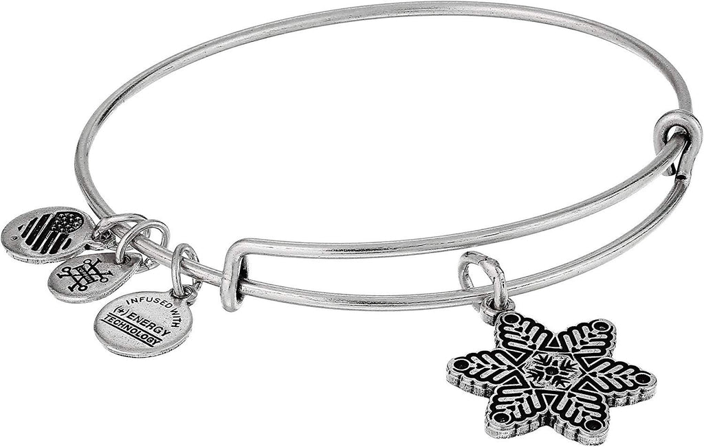 Alex and Ani Womens Star Flower Bangle