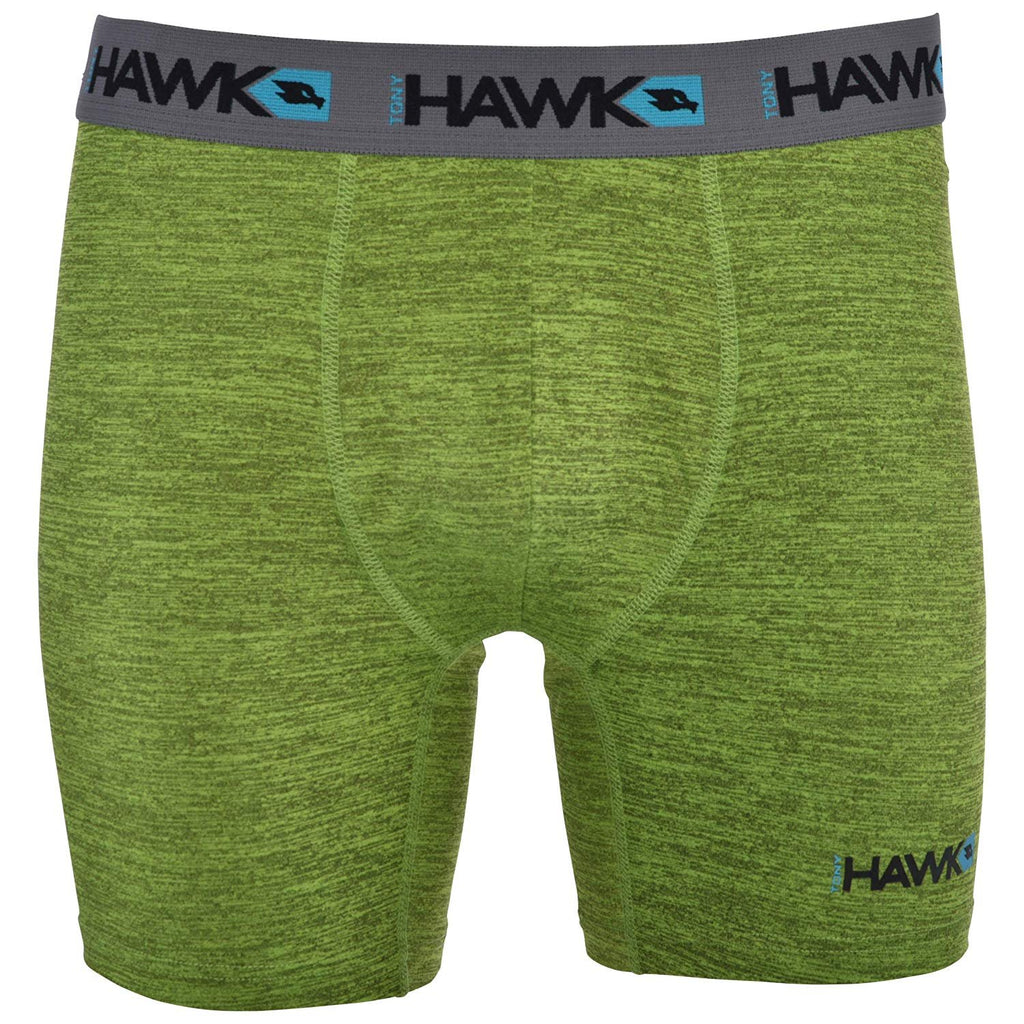 TONY HAWK Mens Performance Underwear - 3-Pack Stretch Performance Boxer Briefs Training Breathable Athletic Fit No Fly