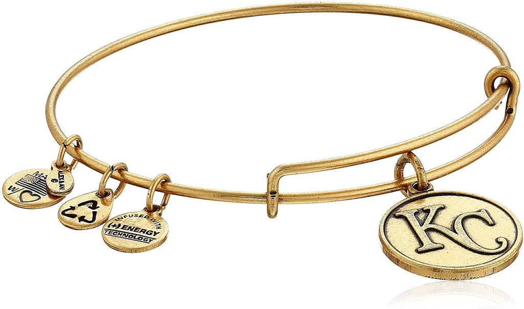 Alex and Ani Kansas City Royals Cap Logo Expandable Bangle Bracelet