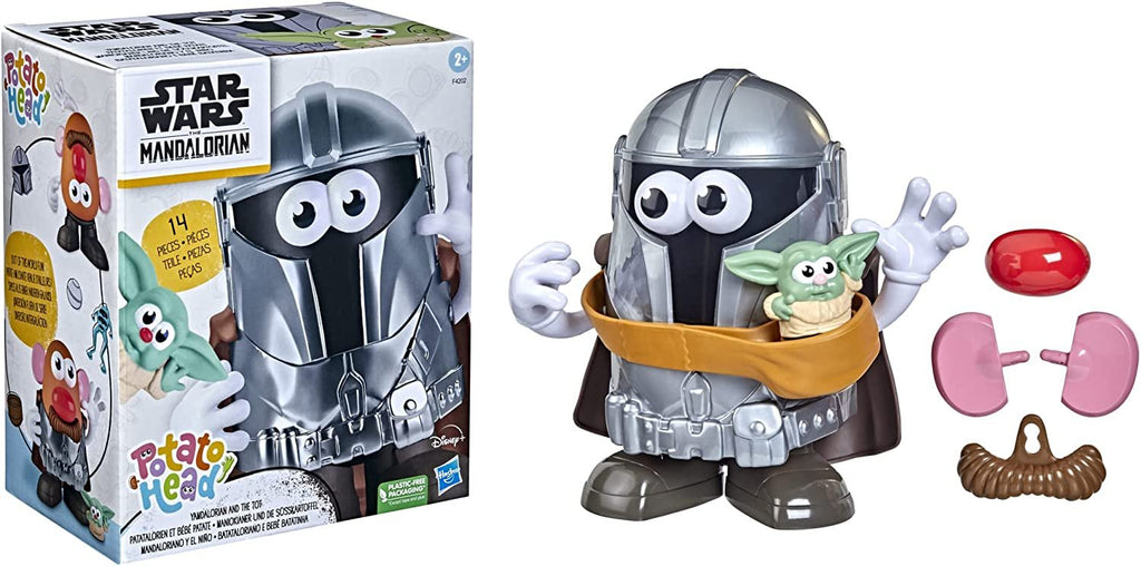 Mr Potato Head The Yamdalorian and The Tot, Potato Head Toy for Kids Ages 2 and Up, Star Wars-Inspired Toy, Includes 14 Parts and Pieces
