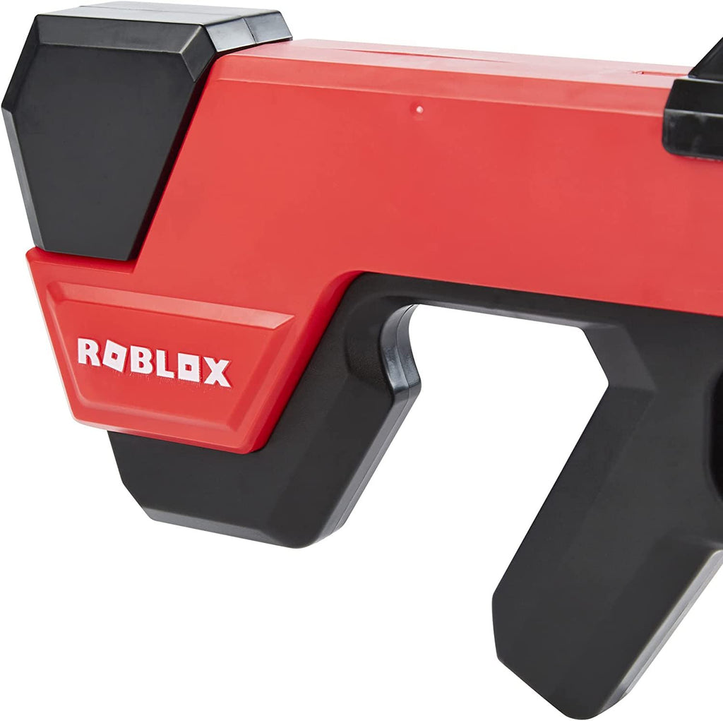 NERF Roblox MM2: Shark Seeker Dart Blaster, Shark-Fin Priming, 3 Mega Darts, Code to Unlock in-Game Virtual Item