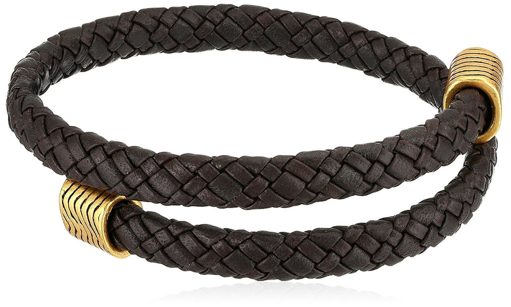 Alex and Ani Leather Wrap Bracelet
