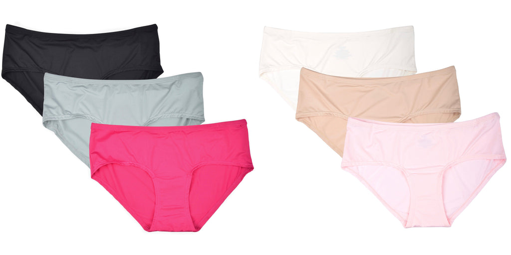 essie Women's Hipster Panties 3-Pack Nylon Spandex Blend – sandstormusa