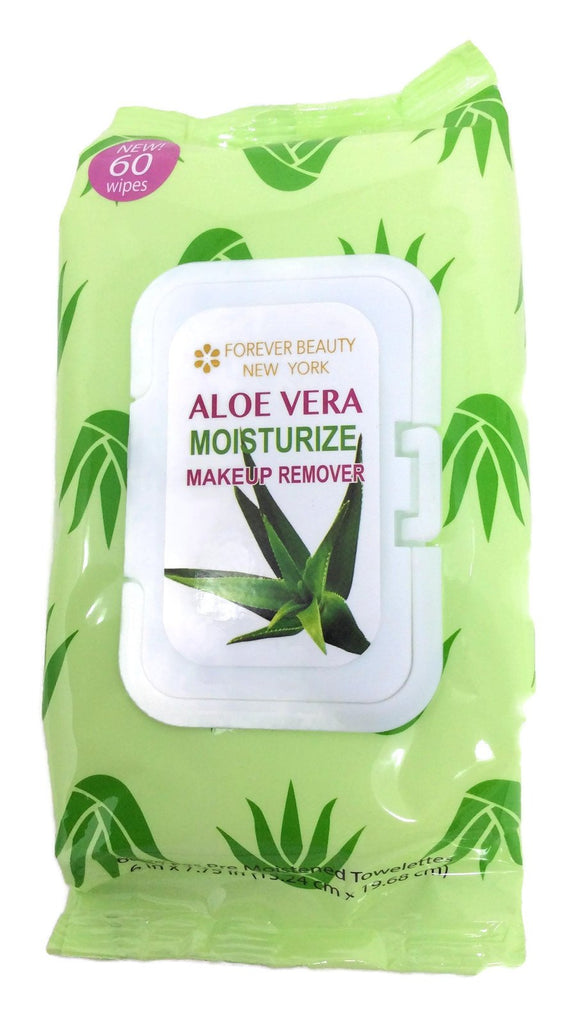 Forever Beauty Makeup Removing Wipes Face Cleaning Fragrant, 60 Count, Alcohol Free