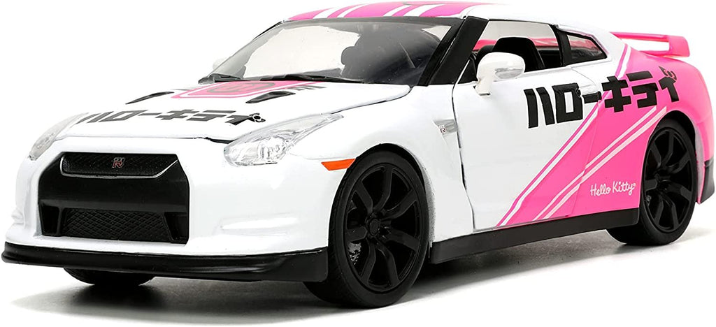 Jada Toys Sanrio 1:24 1986 Toyota Trueno (AE86) Die-cast Car & Aggretsuko️ Figure, Toys for Kids and Adults (33725)