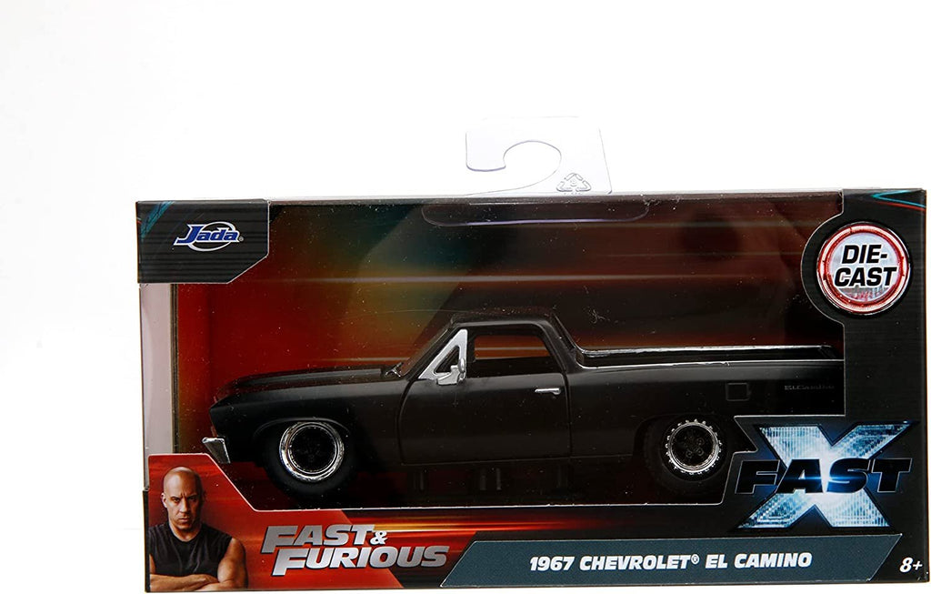 Fast & Furious Fast X 1:32 1967 Chevrolet El Camino Die-Cast Car, Toys for Kids and Adults