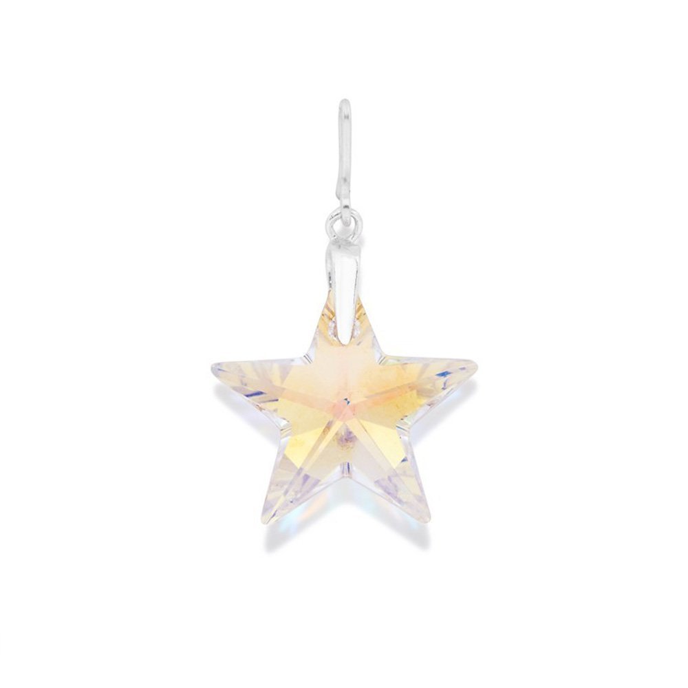 Alex and Ani Icicle Swarovski Crystal Moon Necklace Charm