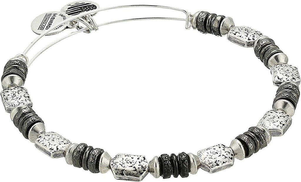 Alex and Ani Womens Luster Bangle Two-Tone