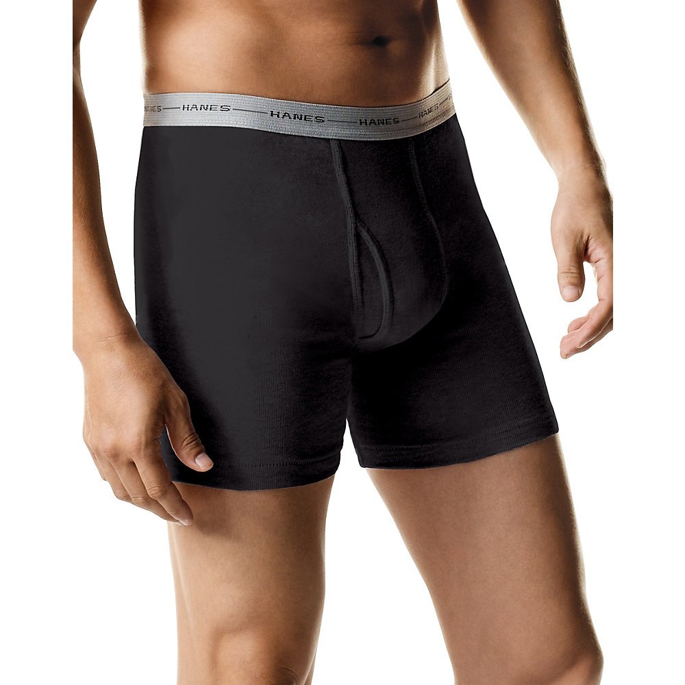 Hanes Men's Tagless Boxer Briefs 10-PACK Underwear S, M, L XL Colors May Vary