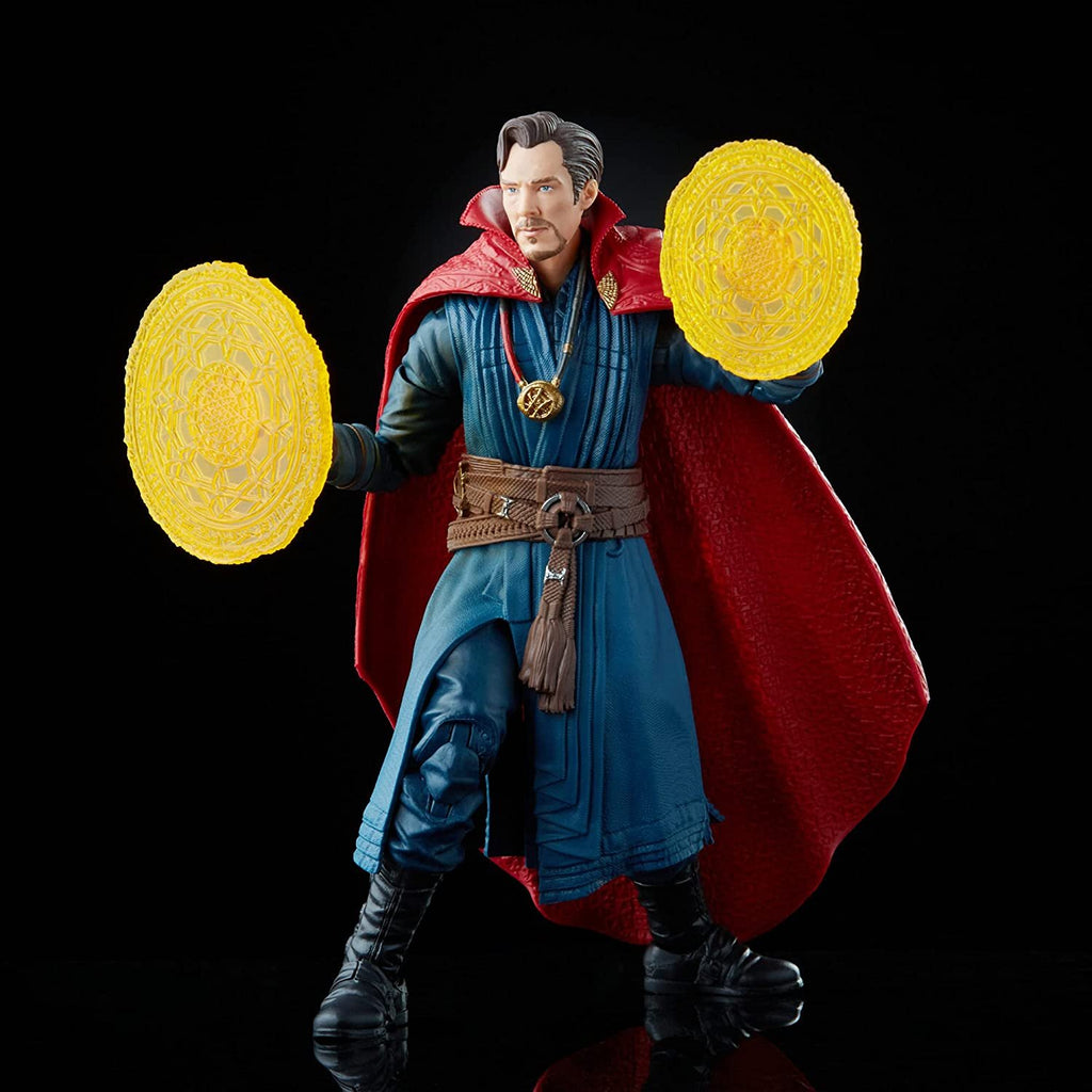 Spider-Man Marvel Legends Series Doctor Strange 6-inch Collectible Action Figure Toy and 4 Accessories and 1 Build-A-Figure Part(s)