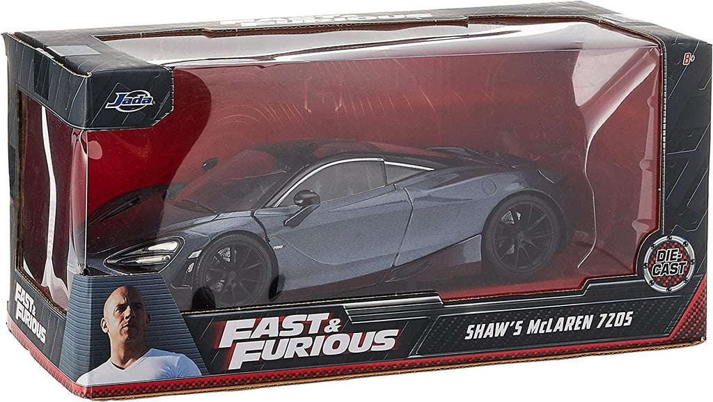 Fast & Furious Presents: Hobbs & Shaw Hobbs' 1:24 McLaren 720S Die-cast Car, Toys for Kids and Adults