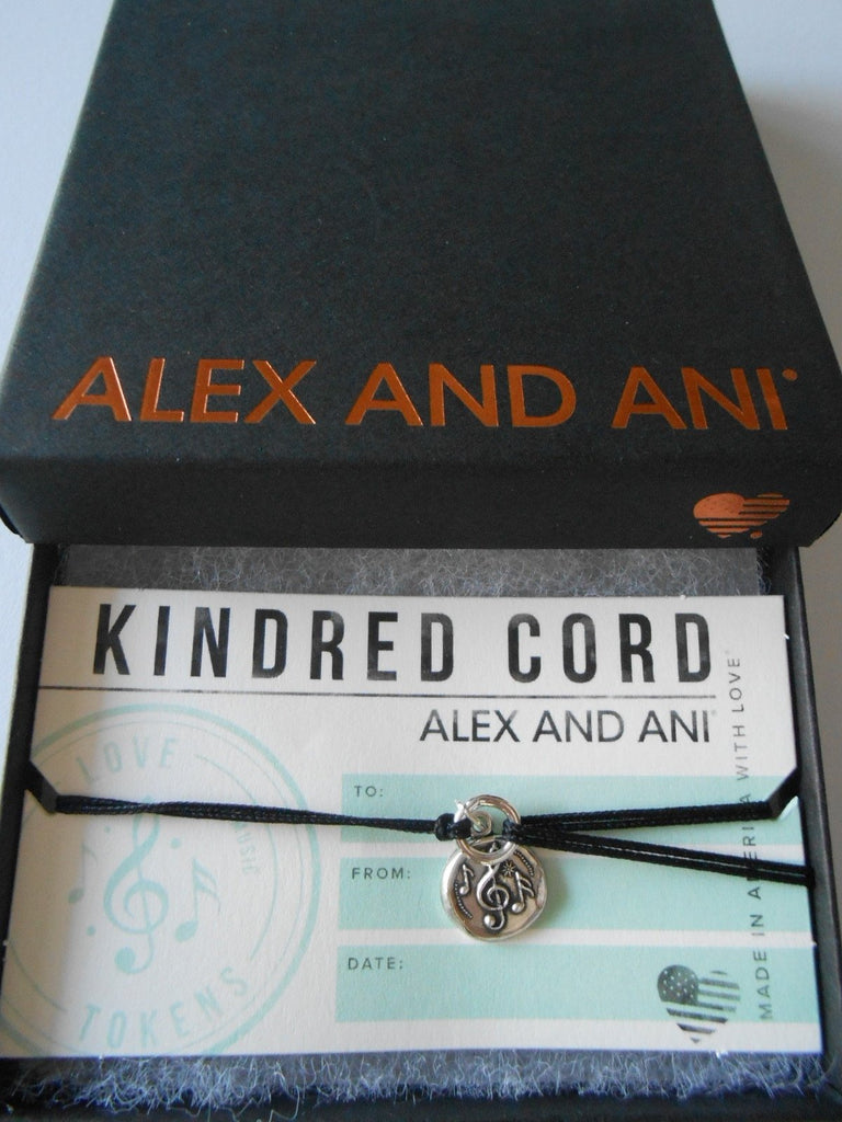 Alex and Ani Music Rafaelian Silver Charm Bracelet