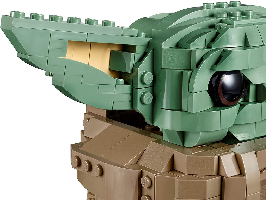 LEGO Star Wars: The Mandalorian The Child 75318 Build-and-Display Kit — Christmas Holiday Bundle for Kids Aged 10+ and Any Star Wars Fan — 2020 Buildable Model (1,073 Pieces) — BROAGE Drawstring Bag