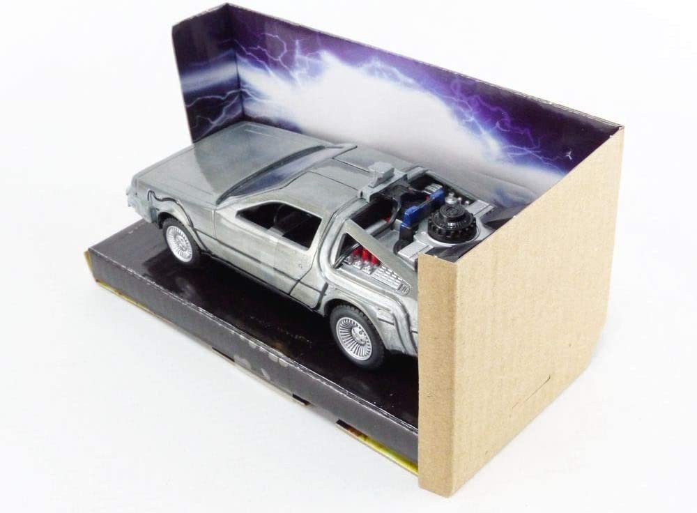 Jada Toys Back to The Future Time Machine 1:32 Die-cast Car, Toys for Kids and Adults