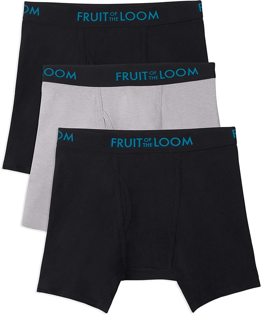 Fruit of the Loom Men's Breathable Boxer Briefs (Regular & Big Man)