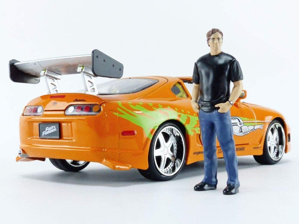 Jada 1:24 Diecast 1995 Toyota Supra with Brian O'Conner Figure