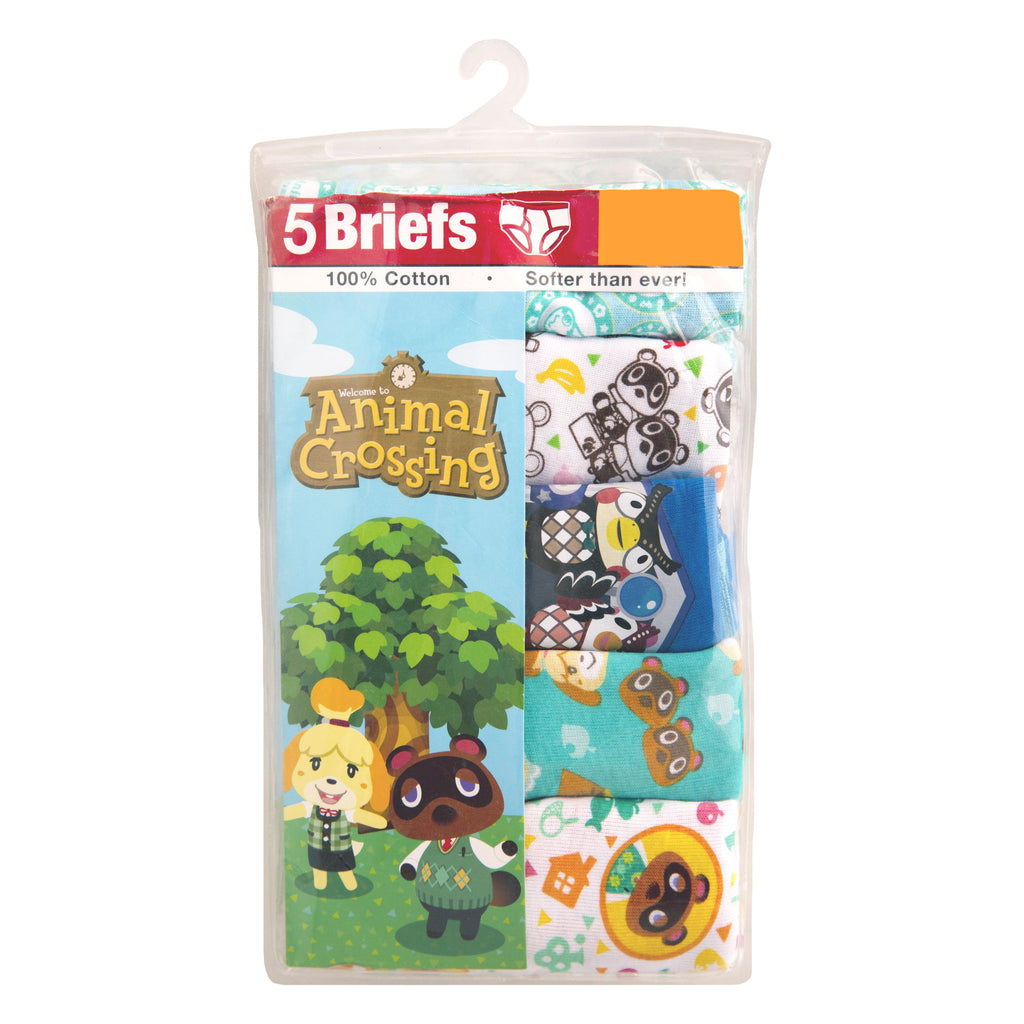 Nintendo Big Animal Crossing Boys Underwear Multipacks