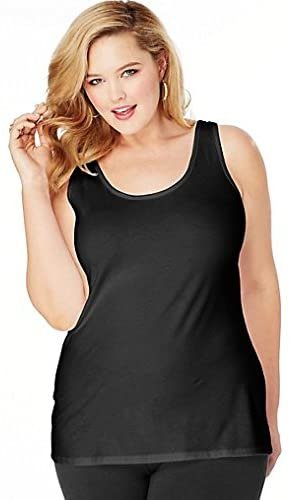 JUST MY SIZE Women's Plus Size Stretch Jersey Cami