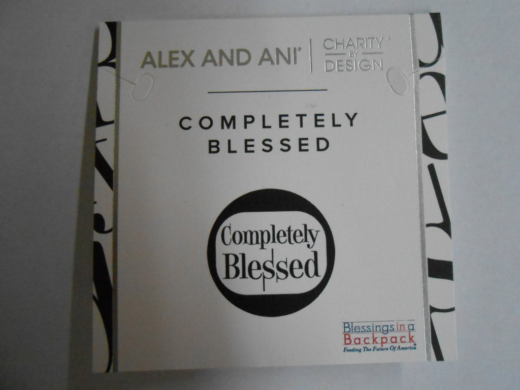 Alex and Ani Charity By Design Completely Blessed Bracelet Raf Silver NWTB & C
