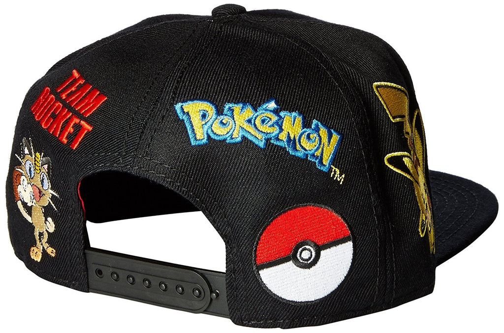 BIOWORLD Pokemon Trainer Color Omni Snapback Baseball Cap