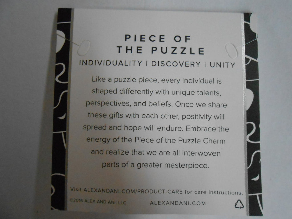 Alex and Ani Women's Piece Of The Puzzle Charm Bangle Rafaelian Gold Finish Bracelet