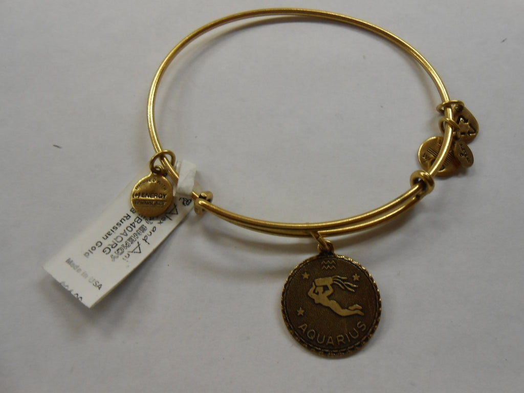 Alex and Ani Zodiac II Expandable Wire Bangle Bracelet