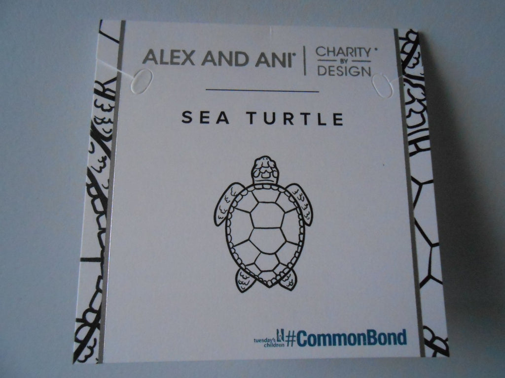 Alex and Ani Charity by Design Turtle Rafaelian Bangle Bracelet