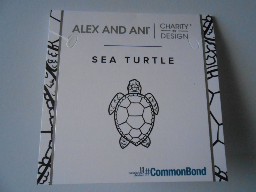 Alex and Ani Charity by Design Turtle Rafaelian Bangle Bracelet